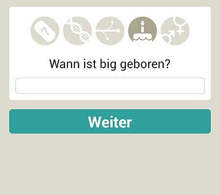 Geburtsdatum für Haustier mit Vetfinder