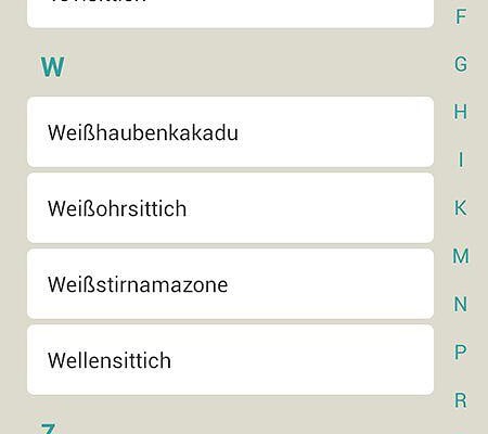 Bestimmung der Tierart im Tierarzt-App