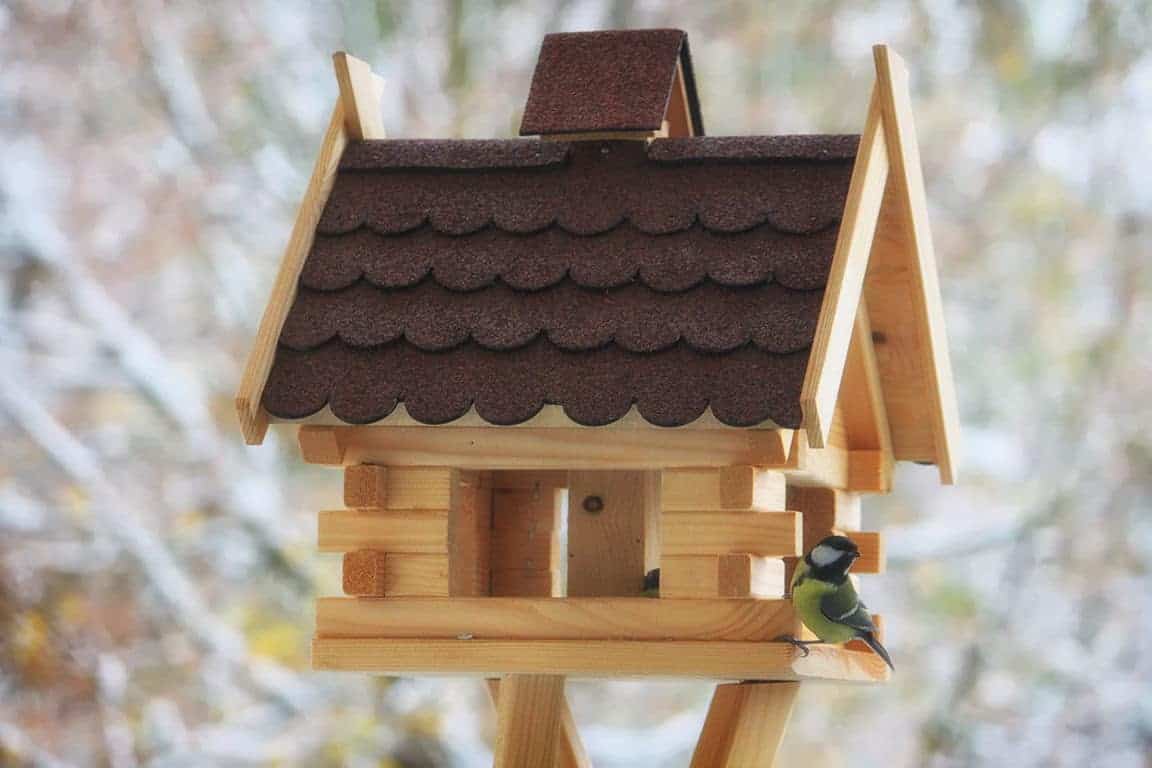 Vogelhaus für Wintervögel