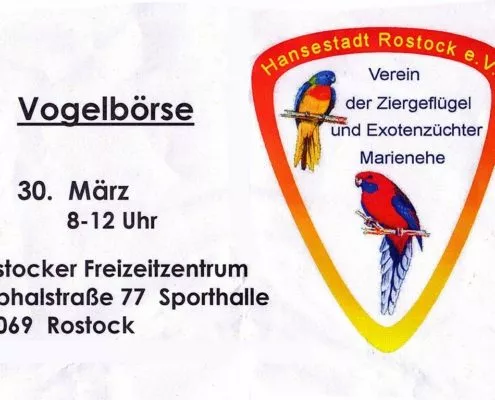 Vogelbörse in Rostock